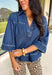 Looking Ahead Denim Top - Groovy's