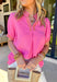 This short sleeve pink top by Umgee is the perfect little pop of spring color! The green and orange embroidered trim along the neckline and sleeve cuffs adds such a fun, cheerful detail—like a tiny burst of sunshine built right into your outfit. The flattering v-neckline keeps it easy and effortless, while the linen blend fabric feels lightweight and breathable for warmer days ahead. 