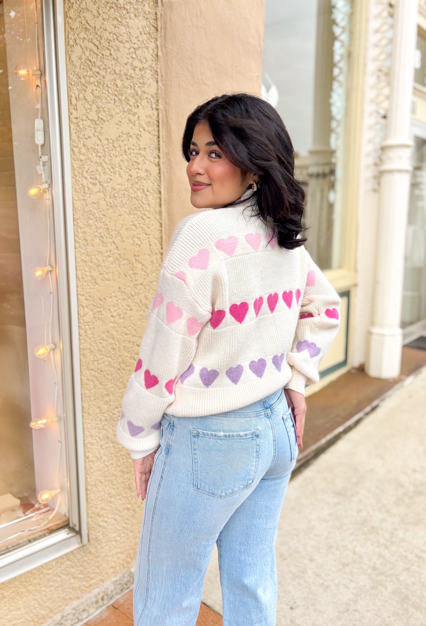 Love in Every Stitch Heart Sweater