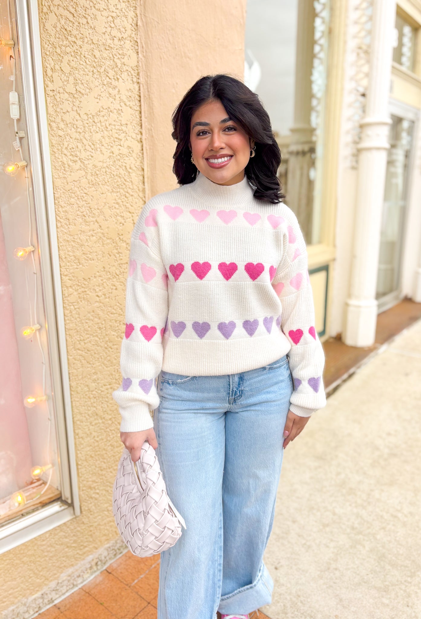 Love in Every Stitch Heart Sweater