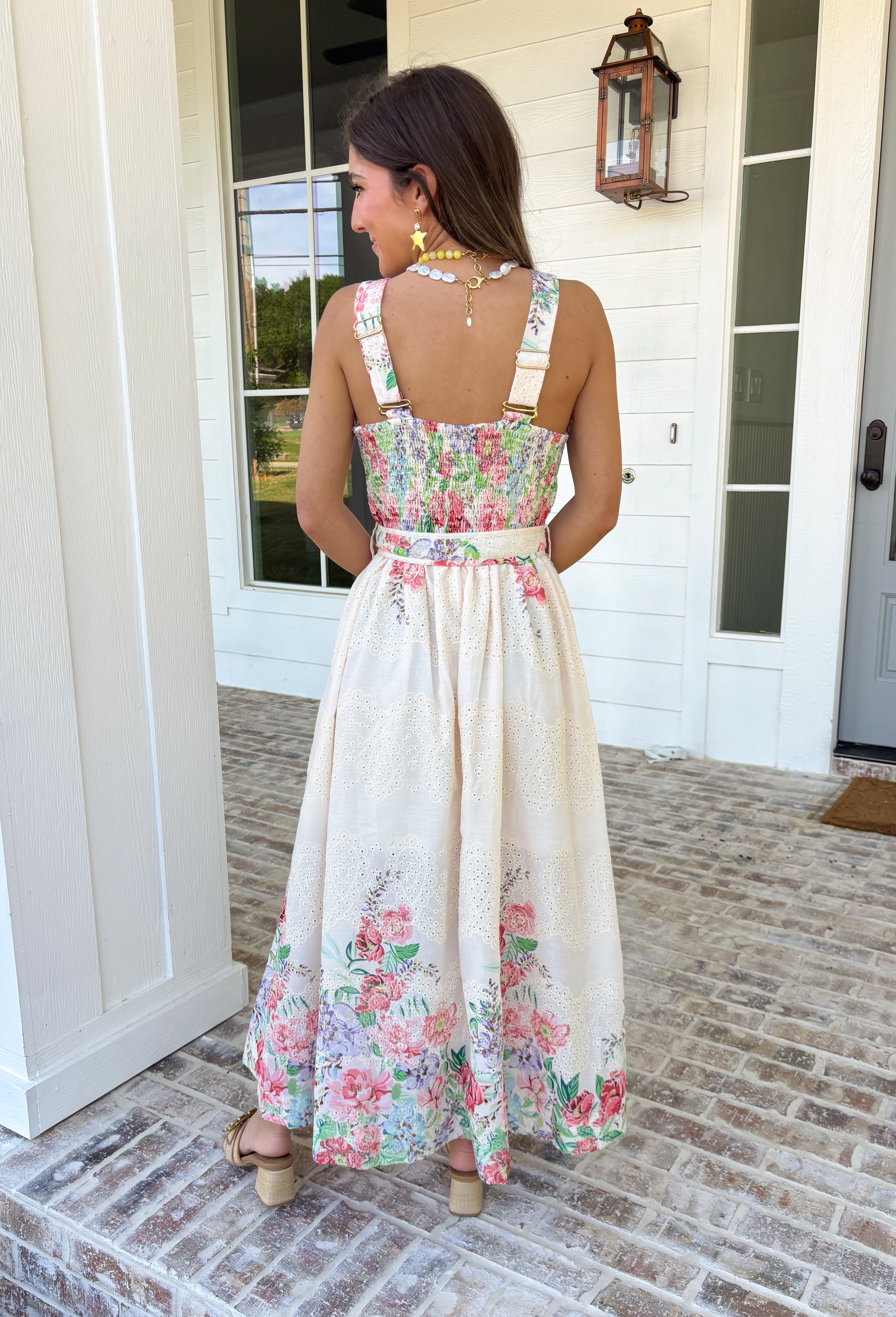Loving Embrace Floral Midi Dress - Clothing - Dresses - Entro - Groovy's