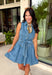 This medium wash denim dress is the kind of effortless piece you'll reach for all summer long! The self-tie sash belt lets you customize the fit, creating a flattering silhouette that's easy to dress up or down. Finished with side pockets (always a win), this dress is equal parts practical and polished. Whether you're heading to brunch, running errands, or headed to a country concert, this versatile dress is ready for it all. Add it to your cart now!