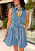 This medium wash denim dress is the kind of effortless piece you'll reach for all summer long! The self-tie sash belt lets you customize the fit, creating a flattering silhouette that's easy to dress up or down. Finished with side pockets (always a win), this dress is equal parts practical and polished. Whether you're heading to brunch, running errands, or headed to a country concert, this versatile dress is ready for it all. Add it to your cart now!