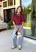Rich autumn color and feminine details come together beautifully in this brick peplum top. Designed with a flattering smocked bodice, this top offers a comfortable fit while creating a timeless silhouette you'll love. The delicate ruffle neckline and ruffle hem add just the right amount of charm, while the puff sleeves complete the look with a classic fall feel. 