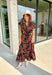 Memory Lane Midi Dress in Black - Groovy's