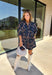 Denim gets a colorful fall refresh with this printed dress from Entro. The denim fabric is covered in a beautiful floral print featuring shades of autumn, giving a classic favorite a fun seasonal twist. A collared neckline and button-front closure bring in that timeless shirt dress feel, while long sleeves make it an easy choice as cooler weather rolls in. Convenient side pockets add an everyday touch, and the cotton-blend fabric has just a hint of stretch for comfortable wear. 