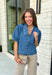 Every closet deserves a classic denim top, and this one is made to be worn on repeat! Crafted from soft medium wash denim, this timeless button-down top is an effortless staple for every season. The collared neckline gives it a polished feel, while the puff sleeves add just the right amount of feminine charm. This versatile top is one you'll reach for year after year!