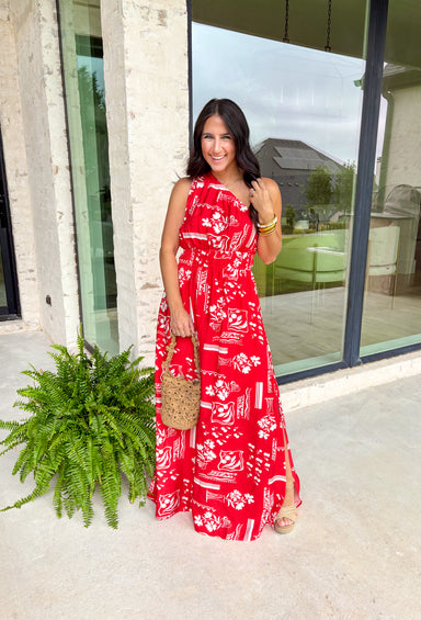 groovy maxi dress Groovy Stripes Maxi Dress Earth Combo / M