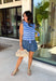 This light blue striped sweater tank with an attached scarf detail is such a chic, elevated piece for summer. The soft knit feel keeps it lightweight and breathable, while the built-in layered look adds that effortless, styled look without any extra effort. The white stripe print gives it a fresh, coastal vibe that’s perfect for everything from brunch to vacation dinners. It’s one of those pieces that instantly makes your outfit feel a little more put together. 