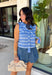 This light blue striped sweater tank with an attached scarf detail is such a chic, elevated piece for summer. The soft knit feel keeps it lightweight and breathable, while the built-in layered look adds that effortless, styled look without any extra effort. The white stripe print gives it a fresh, coastal vibe that’s perfect for everything from brunch to vacation dinners. It’s one of those pieces that instantly makes your outfit feel a little more put together. 
