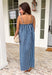 This light blue and navy stripe midi dress is giving easy, breezy spring days in the best way! Made from 100% cotton, it’s lightweight, breathable, and perfect for everything on your calendar—from weekend outings to casual dinners. The square neckline with elastic detail and adjustable straps create a flattering, customizable fit, while the midi length keeps it effortlessly polished. And yes… it has pockets (we know that matters!). Just add sandals or sneakers and you’re set for the day.