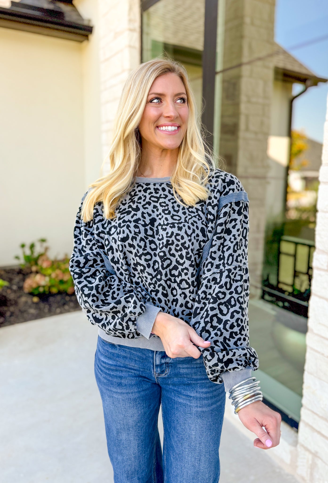 No Apologies Leopard Pullover - Groovy's