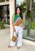 This lightweight knit sweater tank is the perfect mix of cozy and colorful for summer! Featuring a fun color block design in green, purple, brown, and light blue, it adds just the right pop while still feeling easy to style. The soft knit texture keeps it comfortable and breathable, making it great for warm days and cool evenings. It’s one of those effortless pieces that instantly makes your outfit feel styled—just pair it with denim or shorts and go. 