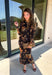 Effortlessly elegant and endlessly versatile, this matching set from Hyfve is a standout for the season. Featuring a black backdrop with a beautiful neutral floral print in muted shades of orange and olive, this two-piece outfit offers a timeless look you'll love wearing together or mixing and matching with other favorites in your wardrobe.