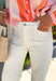 A classic pair of white wide leg jeans is a summer must—and this pair does it perfectly! Designed with a flattering wide leg silhouette and a clean, timeless look, these jeans are easy to style for anything on your calendar. The structured fit with a hint of stretch keeps them comfortable while still looking polished. Whether you’re pairing them with a bright top, a breezy blouse, or a simple tank, they instantly pull your outfit together. 