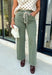 Meet the jeans that will instantly elevate your everyday wardrobe. Designed in a versatile olive wash, these wide leg jeans offer the perfect blend of comfort and effortless style. The removable self-tie waist lets you customize your look, whether you prefer a feminine bow or a clean, classic finish without it. Easy to dress up or down, they're the perfect pair for everything from busy weekdays to weekend brunch, fall festivals, and coffee dates.