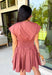 Easy, timeless, and effortlessly flattering, this clay dress is ready for all your favorite fall moments! The warm clay hue pairs beautifully with the season, while the v-neckline and button front create a classic, polished look. Gathered detailing at the waist and a smocked back offer a comfortable, figure-flattering fit you'll love wearing from day to night. 