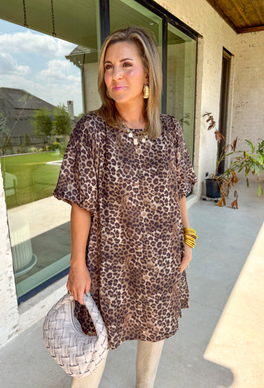 One More Shot Leopard Dress - Groovy's