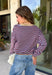 Rich fall colors come together beautifully in this cozy striped cardigan! Featuring burgundy and light blue stripes accented with warm tan trim, this timeless knit adds the perfect pop of seasonal color to any outfit. The button-down front offers endless styling options, while the ribbed neckline gives it a classic finish. Soft, lightweight, and easy to layer, this cardigan is perfect for everything from office days and coffee dates to football weekends and crisp autumn afternoons.