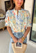 Paris Mornings Floral Top - Clothing - Tops - Entro - Groovy's