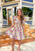 Paris Nights Floral Dress - Groovy's