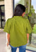 Classic details and rich autumn color come together beautifully in this effortlessly feminine blouse. Designed in a gorgeous olive green hue, this top features delicate embroidery that adds texture and timeless charm without overwhelming the look. The split neckline and puff sleeves create an elevated silhouette, while the scalloped trim along the hem and sleeve openings adds a sweet finishing touch. 