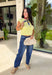 Relaxed, cool, and effortlessly on-trend! These dark wash slouchy crop barrel jeans by Risen bring the perfect mix of comfort and style. The slouchy fit and cropped length give them that laid-back, modern feel, while the rich dark wash keeps them easy to dress up or down. Designed with added stretch for all-day comfort, these jeans move with you while maintaining their shape. The barrel silhouette adds a fun, fashion-forward touch that makes them a standout piece in your everyday rotation.