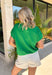 Fresh, sporty, and effortlessly polished, this green zip-front pullover by Umgee is the perfect lightweight layer for spring days. The crisp contrast accents of cream, navy, and light blue add a clean pop, while the zip-front detail gives you adjustable styling—wear it zipped up for a sleek look or slightly open for a more relaxed vibe. You'll find yourself reaching for this top all season long!