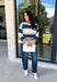 Wrap yourself in cozy comfort with this timeless cardigan from Mable. Designed in a soft gray knit with classic navy, tan, and cream stripes, this sweater is the perfect layering piece for crisp fall days. The button-front design makes it easy to wear open or closed, while the ribbed neckline, hem, and cuffs add a polished finishing touch. Crafted from an ultra-soft knit blend, this cardigan is perfect for everything from relaxing weekends to coffee dates and casual workdays.