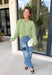 Nothing says cozy season quite like the perfect everyday sweater, and this one from Things Between is sure to become your new favorite. Designed in a matcha hue, this soft knit sweater is effortlessly timeless and easy to style with all your favorite fall pieces. The cozy knit construction offers warmth without feeling bulky, making it perfect for layering on crisp mornings or wearing on its own throughout the season. 