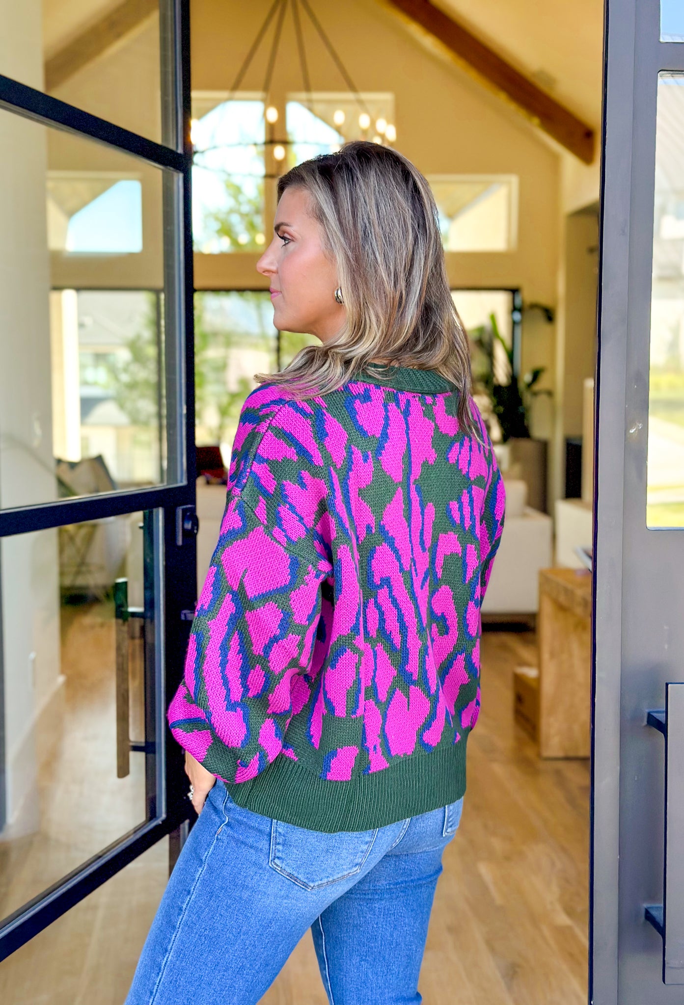 Roles Reversed Leopard Cardigan - Groovy's