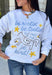 A little western charm and a whole lot of kindness make this sweatshirt an instant favorite! Featuring the playful phrase "Be Rootin', Be Tootin', But Most Of All Be Kind," this heather grey pullover is finished with an abstract illustration of a horse, horseshoe, and stars. The fleece-lined interior keeps you warm and cozy, making it the perfect sweatshirt for everything from weekend errands and football games to bonfires and relaxing at home. 
