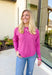 Sara Sweater by Dreamers in Heather Hibiscus - Groovy's