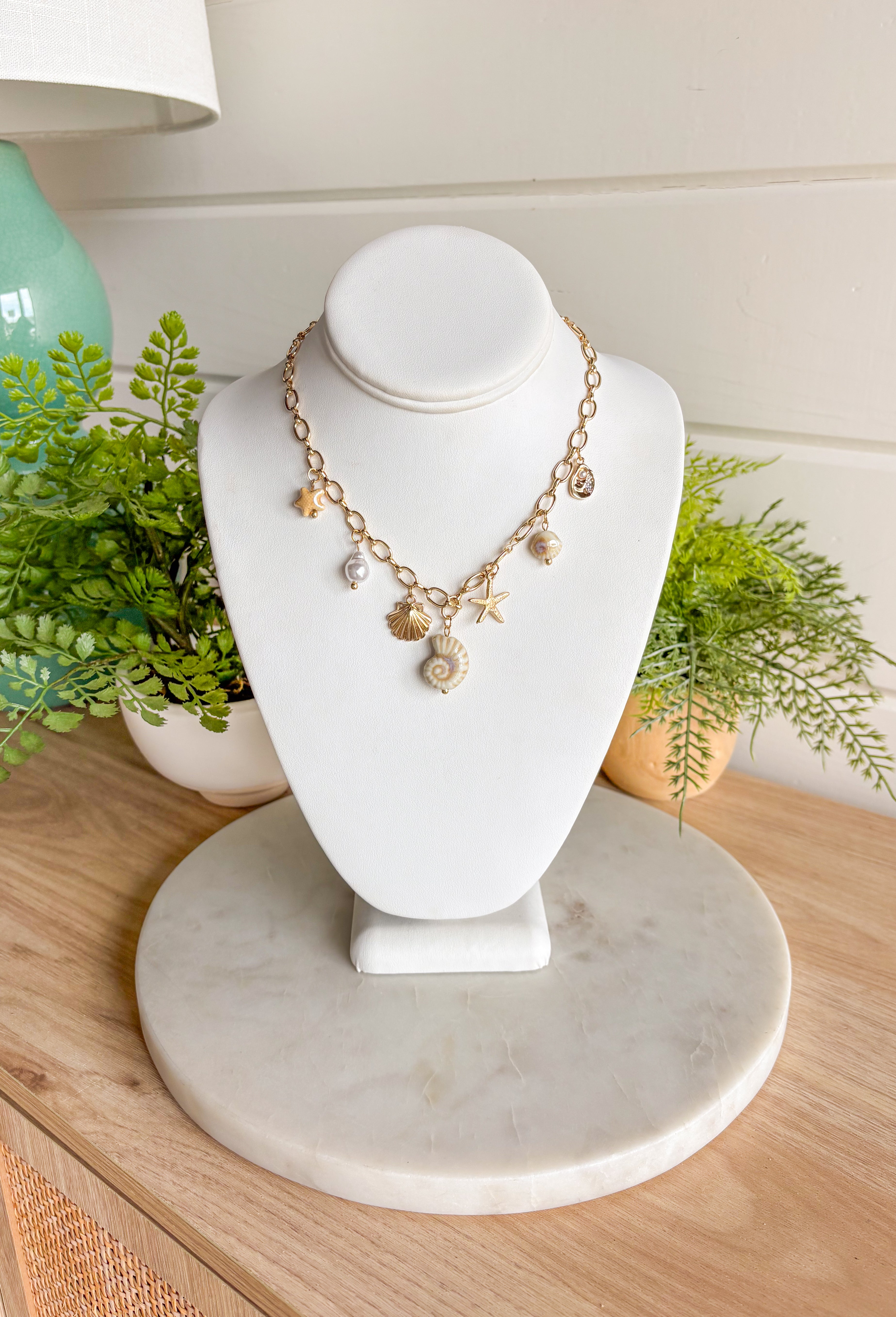 Seashells And Sunshine Necklace - Groovy's