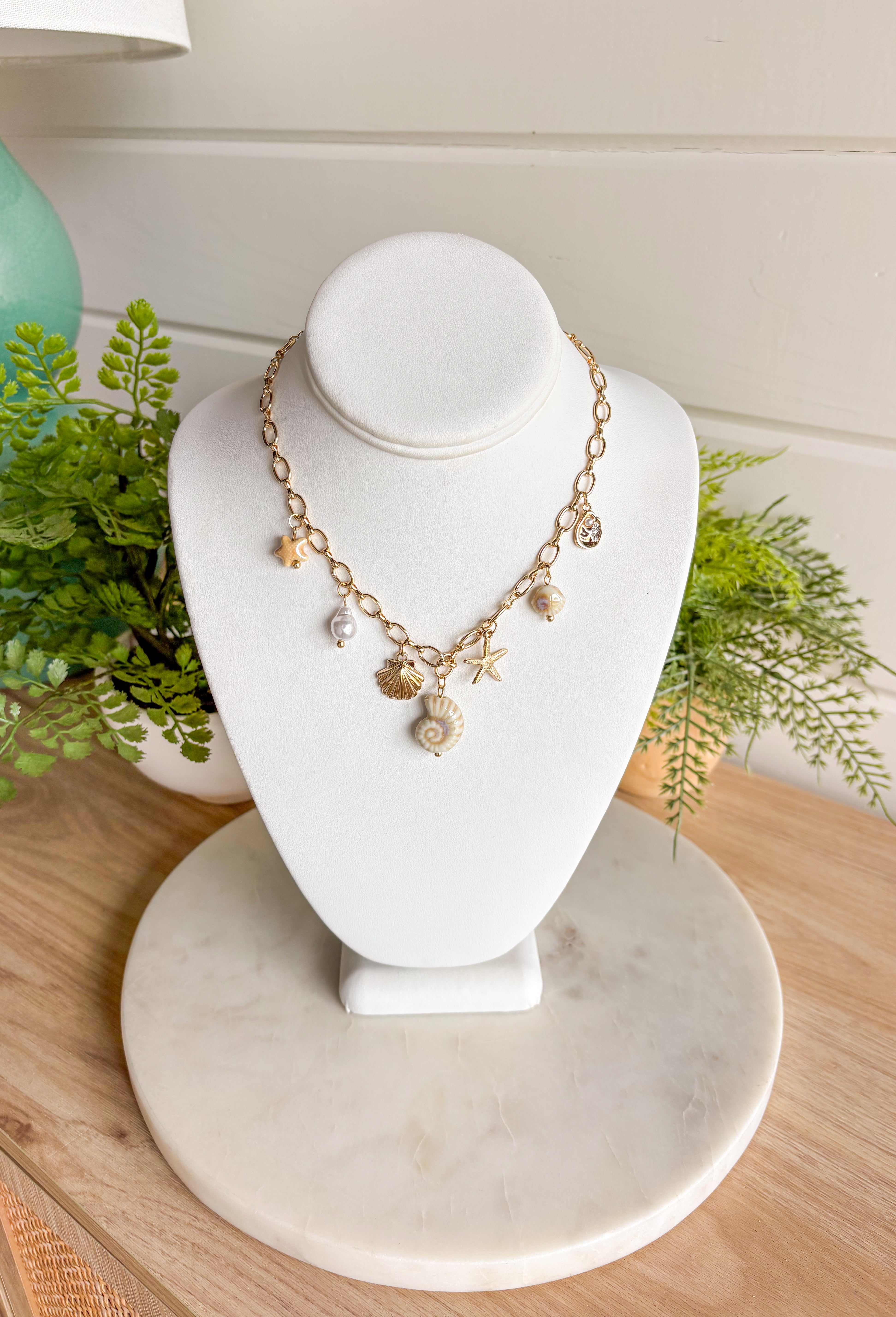 Seashells And Sunshine Necklace - Groovy's