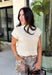 Layer up in style with this oatmeal mock neck knit pullover—it’s the perfect piece for crisp autumn days. With a soft, stretchy feel and a flattering mock neckline, it’s made for layering under shackets, jackets, or worn solo with your favorite jeans. It’s a wardrobe essential that feels just as good as it looks.