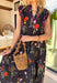 This black floral midi dress is basically a spring celebration you can wear! The colorful allover print pops beautifully against the black background, while the pink scalloped neckline and sleeves add the cutest little feminine touch. With a tiered skirt that moves like a dream and handy side pockets (because we love a practical moment), this one is made for everything from brunch dates to baby showers to twirling through the farmer’s market. You will find yourself reaching for this dress all season long!