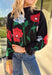 Add a touch of bold beauty to your winter wardrobe with this black mock neck sweater by Entro. Featuring a large-scale floral print in red, blue, green, tan, and off-white, this cozy knit makes a striking statement while keeping you warm. The mock neckline and soft stretch fabric make it perfect for chilly days—easy to dress up or wear casually through the season.