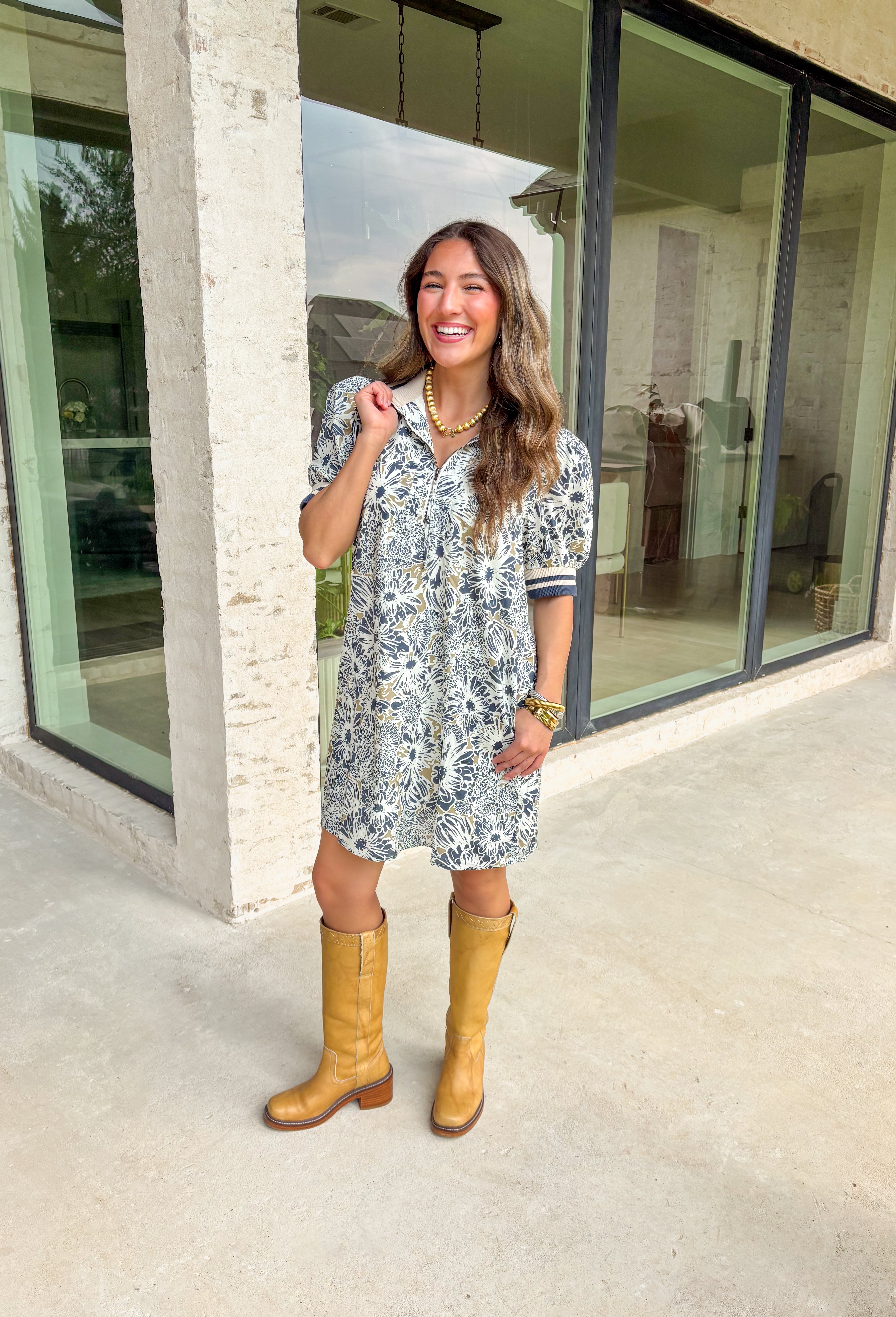 Sonoma Charm Floral Dress - Groovy's