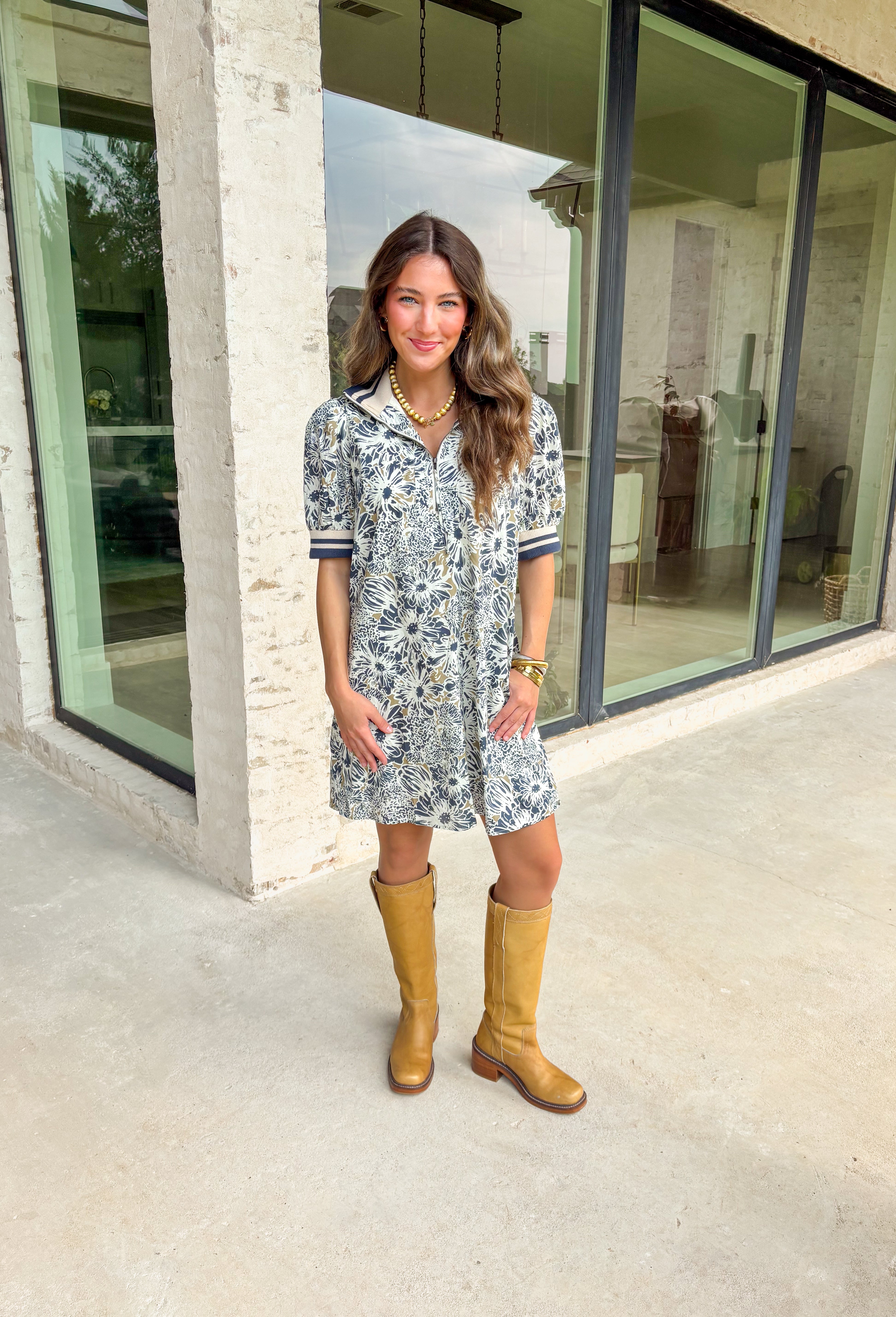 Sonoma Charm Floral Dress - Groovy's