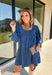 A timeless denim dress is always in style, and this one is made for all your favorite fall moments! Crafted from soft dark wash denim, this effortlessly feminine dress features a flattering smocked yoke that adds beautiful texture and a comfortable fit. The square neckline gives it a modern, polished look, while the tie details on the sleeves add the sweetest finishing touch. 