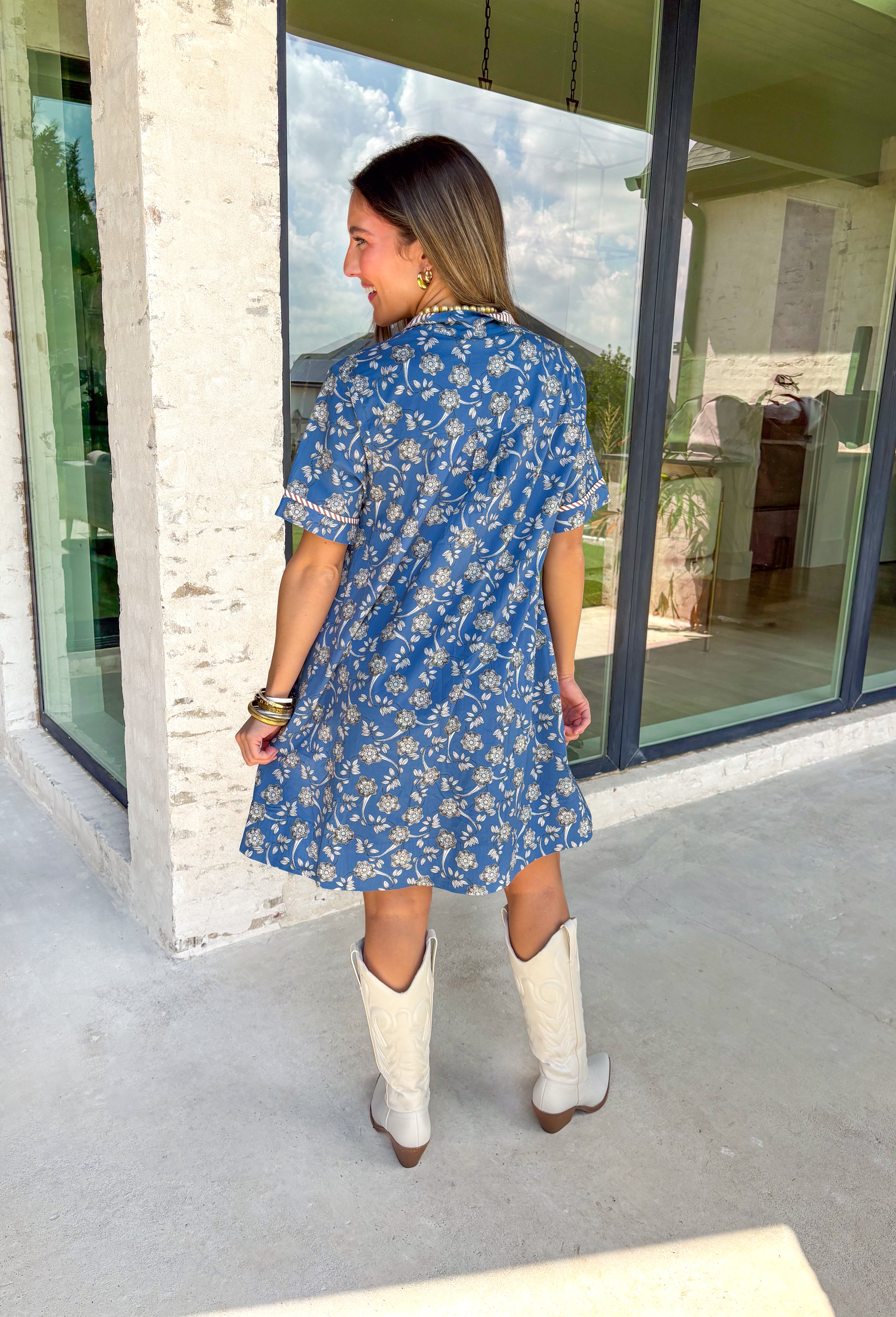 Stay Connected Floral Dress - Groovy's