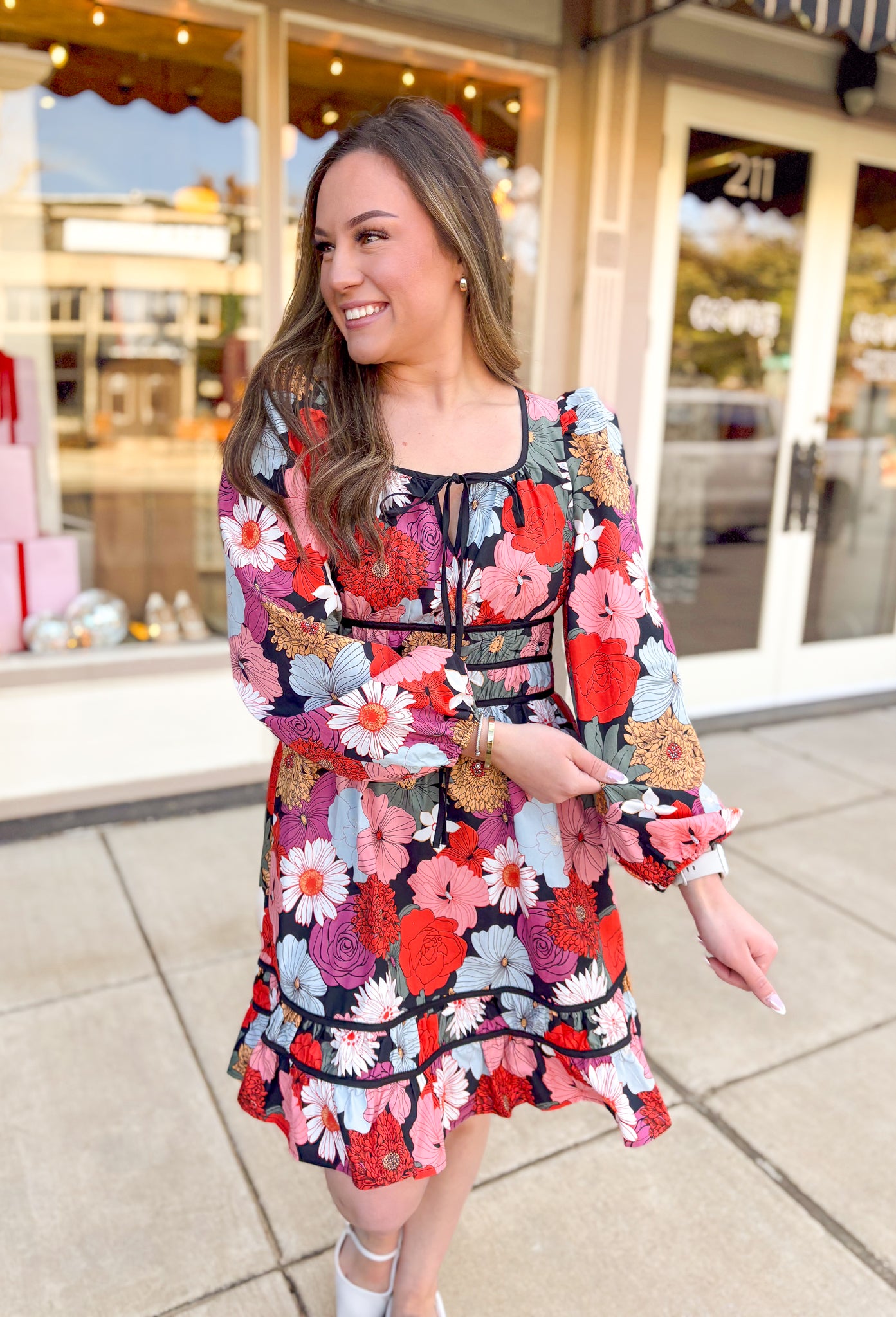 Stay Flirty Floral Dress