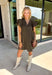 Effortlessly timeless and perfect for the season, this brown mini dress is one you'll reach for all fall long! Crafted from a breathable cotton and linen blend, it features a flattering v-neckline accented with delicate stitching for an elevated touch. The flutter sleeves add soft, feminine movement, while the lined design and side pockets make it as practical as it is beautiful. Finished with a back keyhole button closure.