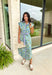 Summer Blues Floral Midi Dress - Groovy's