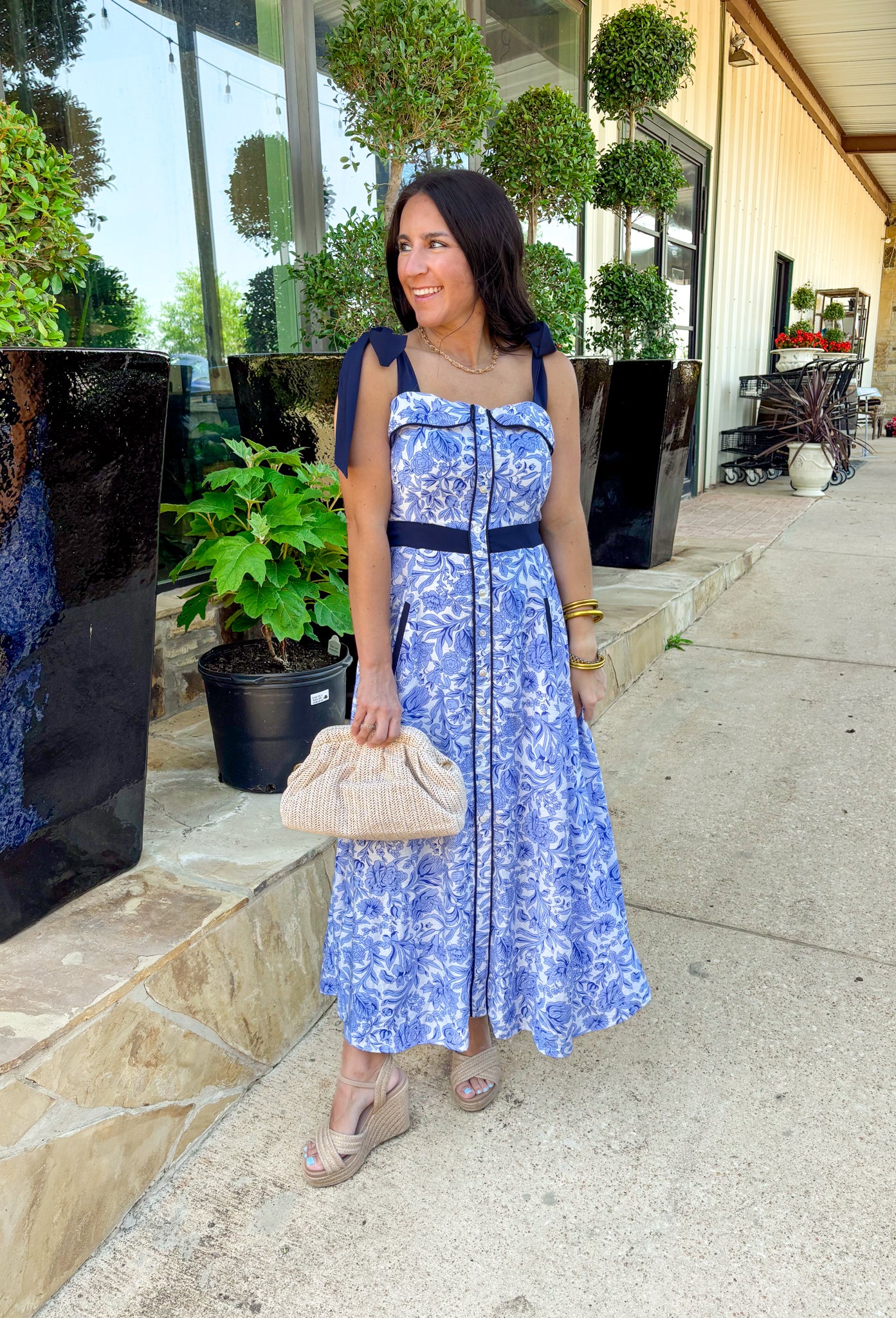 Summer Love Floral Midi Dress - Groovy's