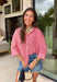 This red and white stripe button down top is a summer classic with a patriotic twist! The timeless stripe print makes it easy to style, while the white stripe detail along the back adds an unexpected touch that sets it apart. Designed with a collared neckline, front pocket, and easy button down silhouette, it’s the perfect piece for everything from backyard BBQs to fireworks and holiday weekends. Made from breathable cotton, it’s lightweight, comfortable, and ready for all your summer plans. 