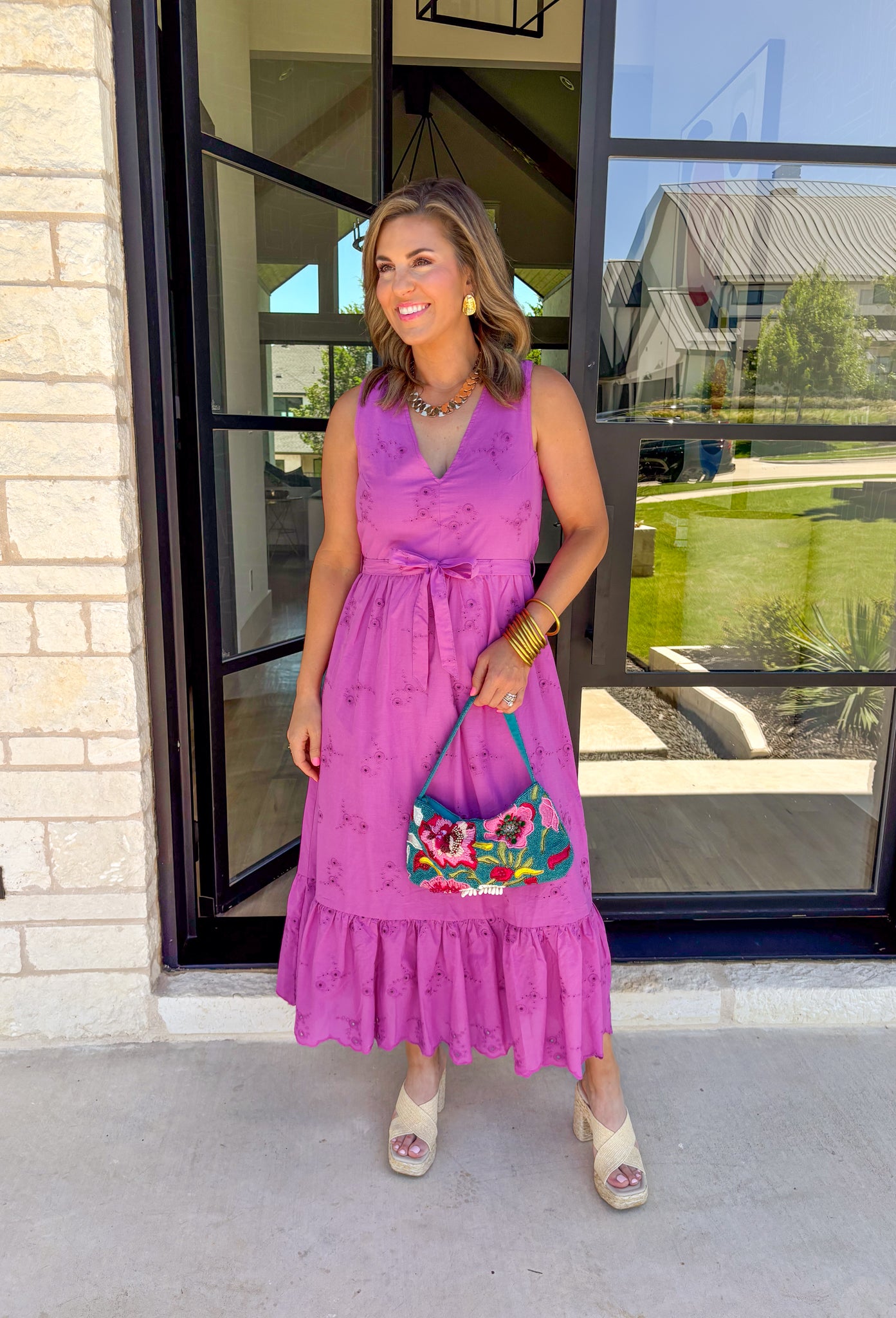 Sweet Memories Midi Dress - Groovy's