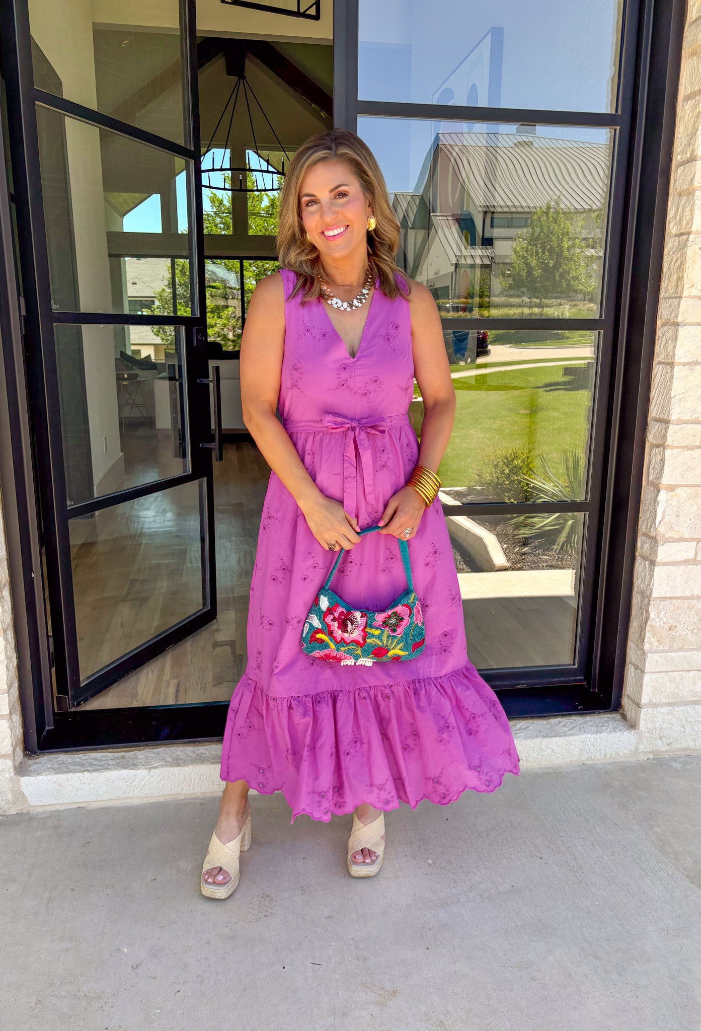 Sweet Memories Midi Dress - Groovy's