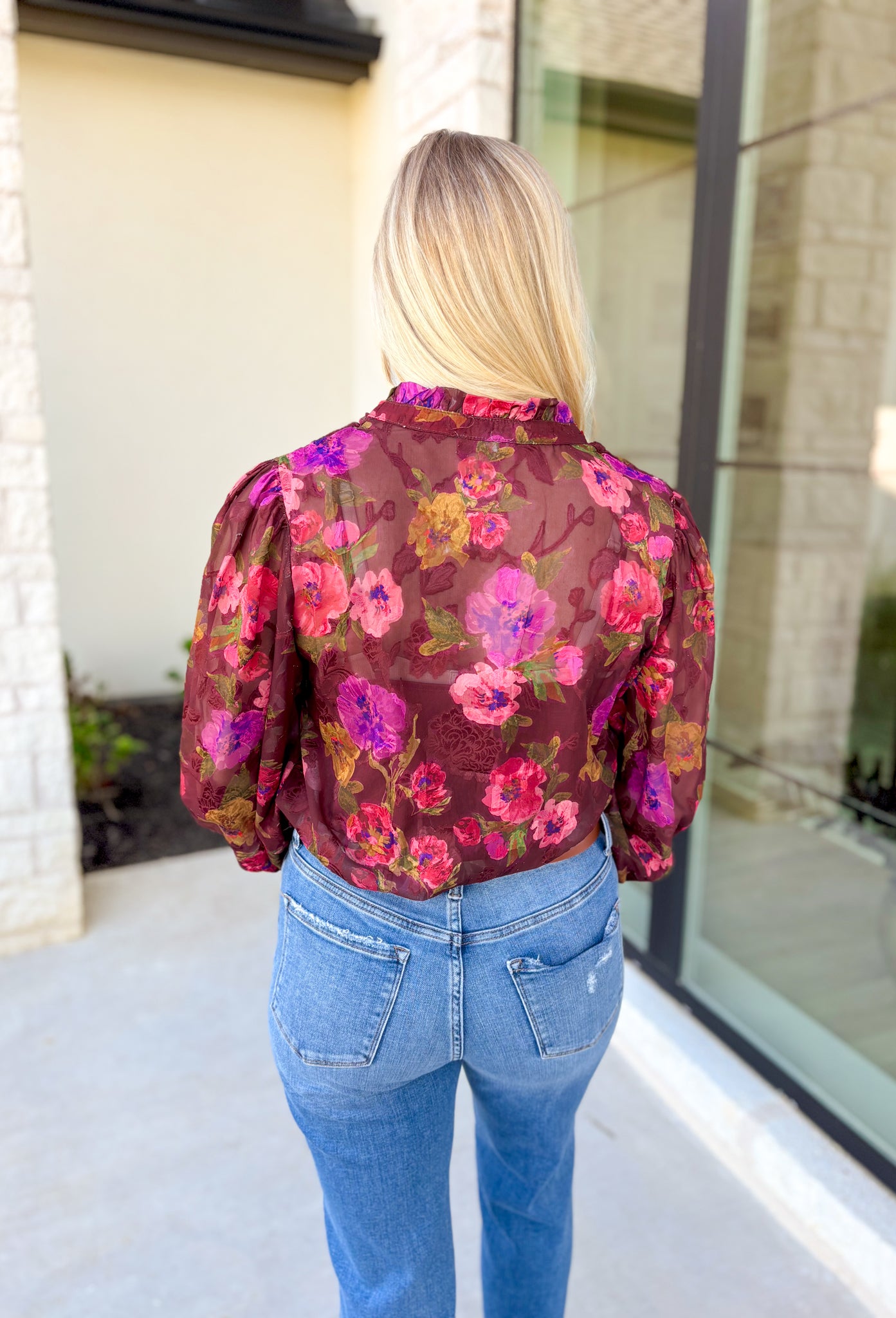 Taking Chances Floral Top - Groovy's